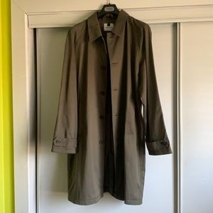 Topman dark olive men’s coat